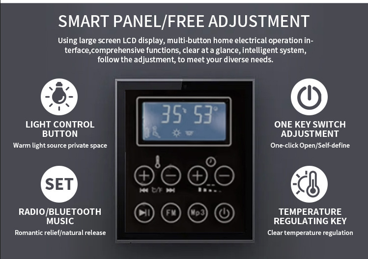 درب شیشه ای بیرونی اتاق بخار در فضای باز